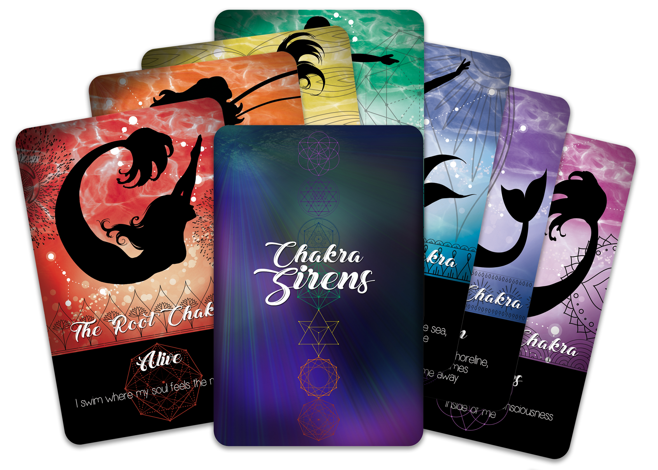 Chakra Sirens Energy Healing Cards